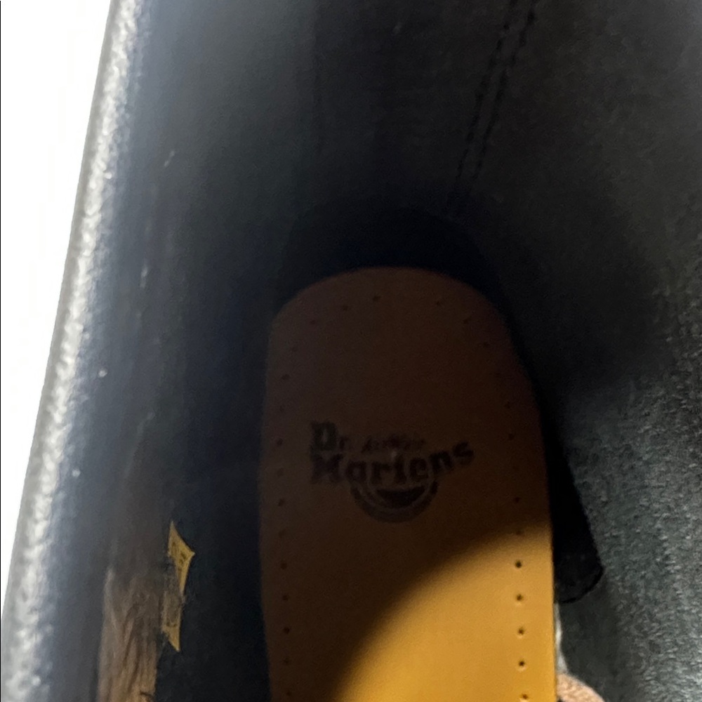 Dr Martens Smooth Leather Lace Up Boots in Black - Picture 7 of 11